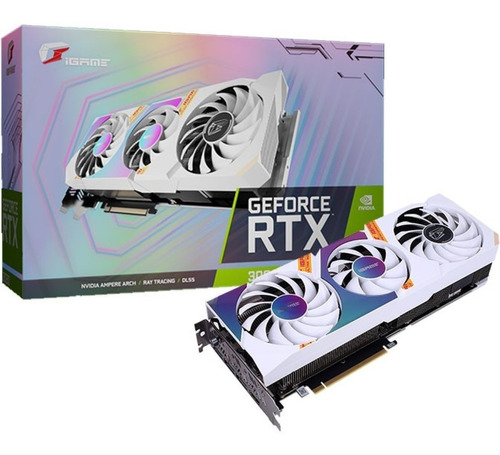 Placa De Video Colorful Igame Rtx 3070 Ultra W Oc Lhr-v 8gb