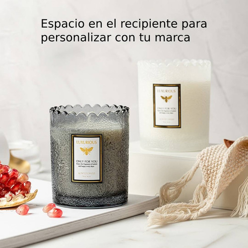Recipientes Vasos De Vidrio P/velas 250ml - Pack 6 Colores