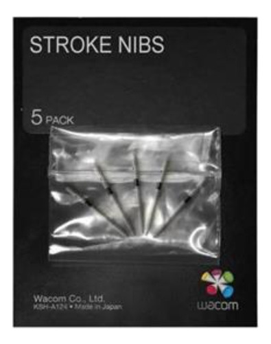 5 Pontas C/ Mola P/ Caneta Wacom Stroke Nibs Ack20002 Cintiq