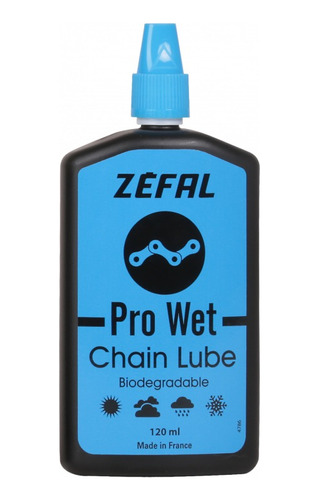 Lubricante Zéfal  P/ Bicicleta Pro Wet - Húmedo - 120 Ml