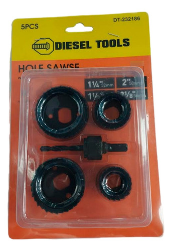 Set Abre Hueco 5pz Diesel Tools Dt-232186