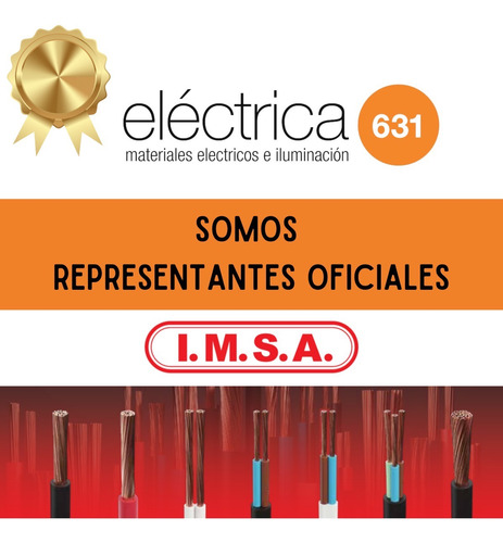 3 Rollos Cable Imsa Flexible Iram Ignifugo 4mm X 30mts