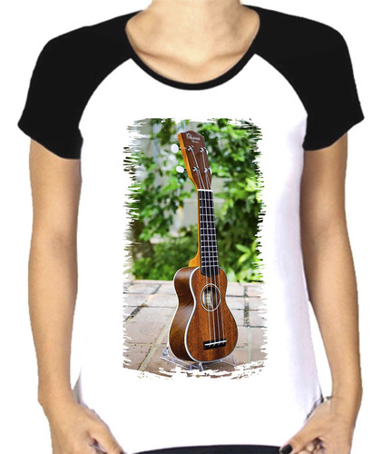 Camiseta Feminina Música Cavaquinho Instrumento Musical 46