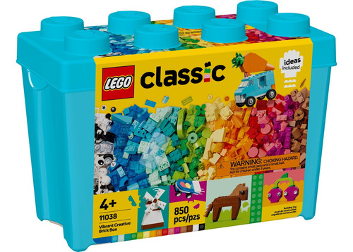 Lego Classic - Caixa De Peças Criativas Vibrantes - 11038 Quantidade de peças 850