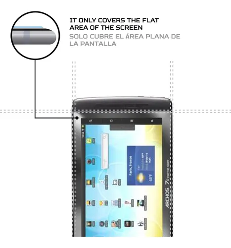 Protector Pantalla Antishock Para Tablet Archos 70 Internet