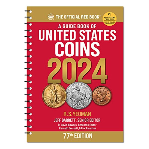 Book : Guide Book Of United States Coins 2024 Spiral Redboo