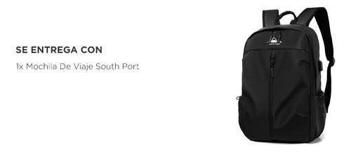 Mochila De Viaje South Port Resistente Usb Porta Notebook