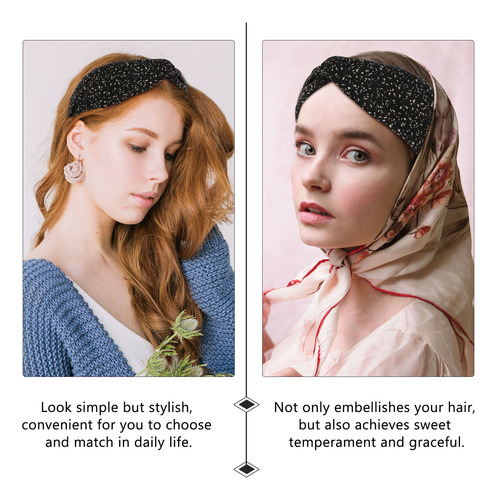 Diademas Con Nudos Retorcidos, Accesorios Para El Cabello Vi
