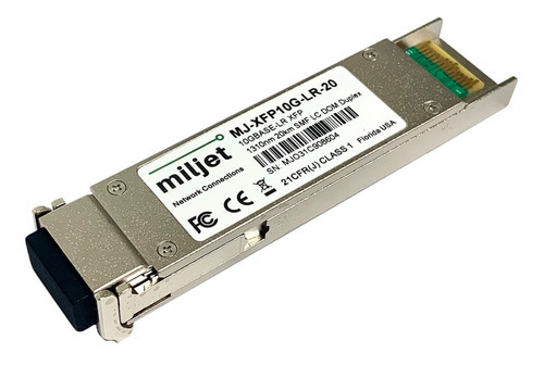 10gbase-lr Xfp 1310nm 20km Sm Lc Duplex Transceptor Miljet