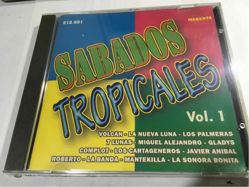 Sábados Tropicales La Nueva Luna 7 Lunas Los Palmeras... Cd