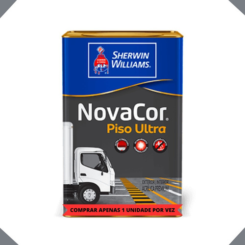 Sherwin Williams Novacor Piso Ultra Novacor 18l Semi-brilho Acabamento Semibrilho Cor Verde