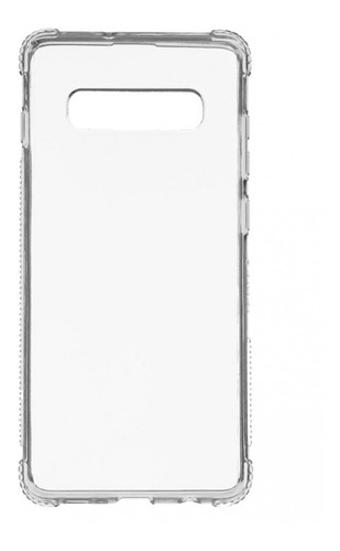 Carcasa Transparente Reforz. Para Samsung S10 Plus + Lamina