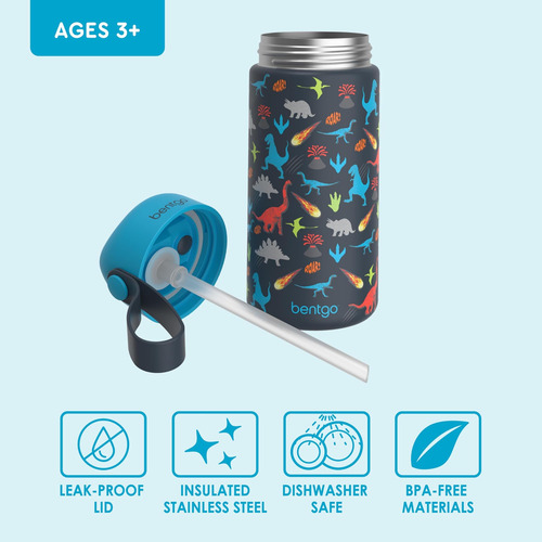 Botella De Agua Aislada De Acero Inoxidable Para Niños Bentg