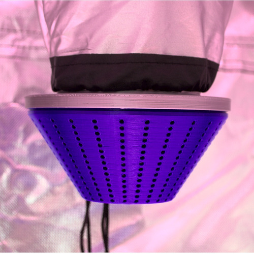 Imagen 4 de 4 de Kit Filtro Carbon Activo Con Cooler Ruleman 220v Para Indoor