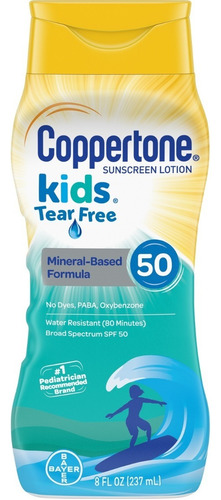 Coppertone Bloqueador Spf 50 Kids Lotion 237 Ml Imp