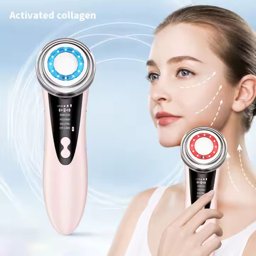 Masajeador Facial Fototerapia Recargable Rejuvenecimiento Todo Tipo De Piel Día/noche