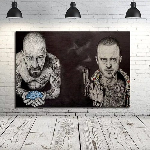 Cuadros Decorativo Breaking Bad  100x70cm 16k