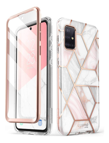 Funda Para Galaxy A71 I-blason + Protector Marble