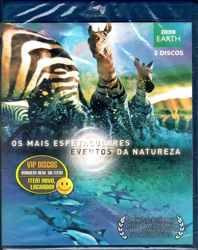 Blu Ray Os Mais Espetaculares Eventos Da Natureza - Lacrado