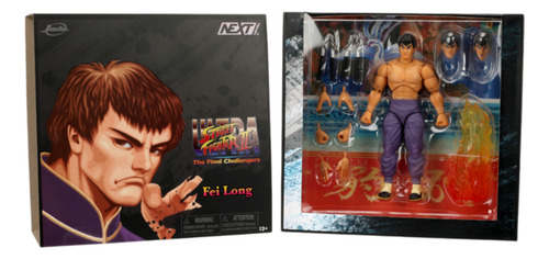 Jada Street Fighter 2 Ultra Fei Long Player 2 Deluxe Figura