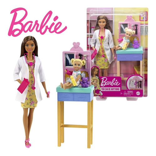 Muñeca Barbie Doctora Pediatra Original