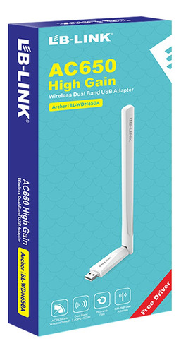 Adaptador Usb Wifi Lblink Bl-wdn650a Dual Band Ac650m Jwk