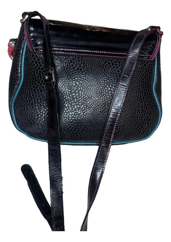 Cartera Bandolera De Cuero Jackie Smith Dear Crossbody Negro Cuero Níquel Negro (Usado)