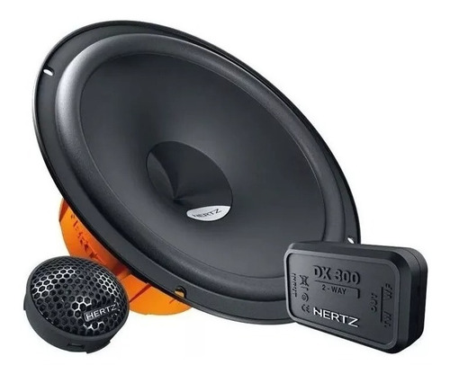 Kit de altavoces Hertz Dsk 165.3, 160 W Rms, 6 pulgadas, 2 vías, color negro