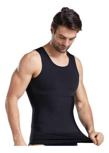 Chaleco De Compresión Para Hombre Body Shaper Abdomen Workou