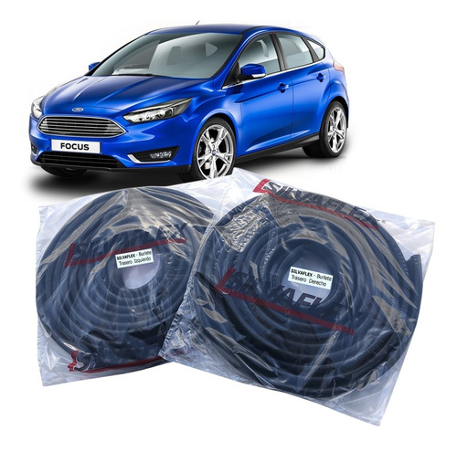 Burletes 2 Puertas Traseras (2 Unid) Ford Focus 5p 2013/2019