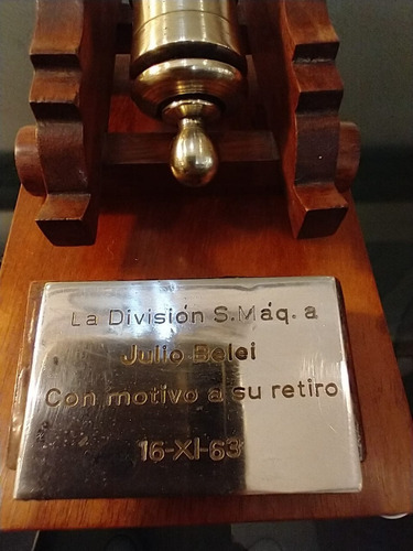 Imagen 7 de 7 de Antiguo Cañón De Bronce Trofeo De 1963