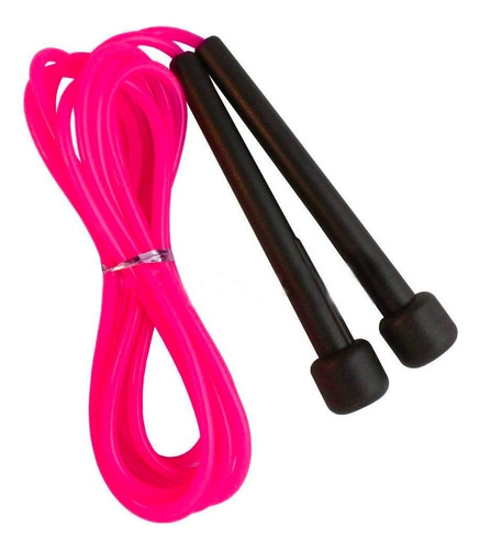 Soga Saltar Pvc Cuerda Boxeo Entrenamiento Calidad Fitness Color Rosa