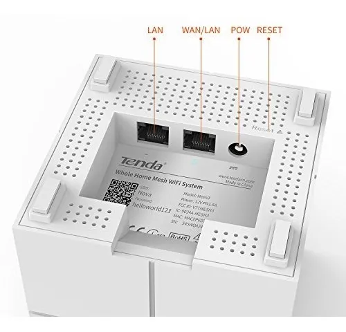 Tenda N300 Router Wifi Inalámbrico Con 5dbi Antenas De Alta