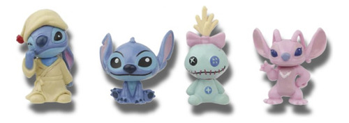 12 Figuritas De Lilo & Stitch Figuras Set Completo