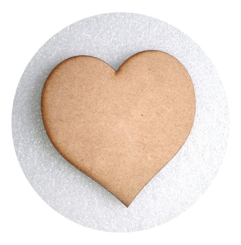 100 Corazones Mdf 8 Cm Souvenir Artesanos Imanes