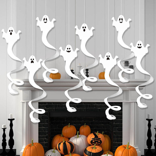 2 X 8 Adornos Colgantes De De Halloween, Decoraciones De