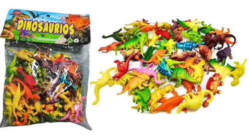 Dinosaurios De Goma 5 Cm Juguete Souvenir Piñata X 20