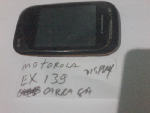 Tela Display Celular Motorola Xt 139-+carcaça Frontal