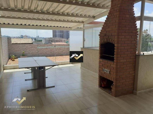 Imagem 8 de 27 de Cobertura Com 2 Dormitórios À Venda, 122 M² Por R$ 450.000 - Vila Homero Thon - Santo André/sp - Co1409