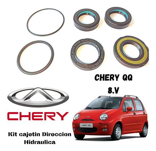Kit Cajetin Direccion Hidraulica Chery Qq 8 Valvulas