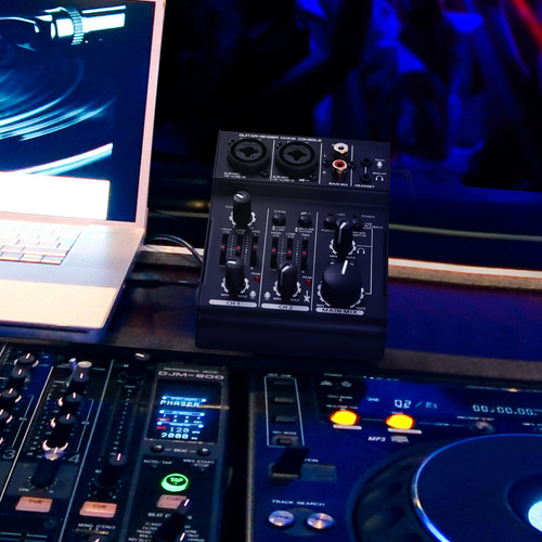 Console De Mixagem Mixer Digital De Karaokê De Áudio Embutid