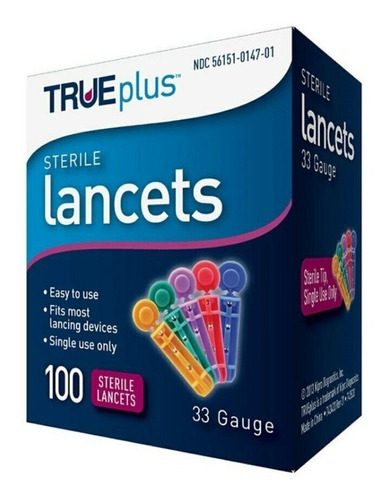 100 Lancetas Universales Para Cualquier Glucometro