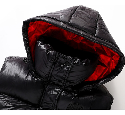 Chaleco Oreiro Love Capucha Invierno Abrigo Acolchado Puffer