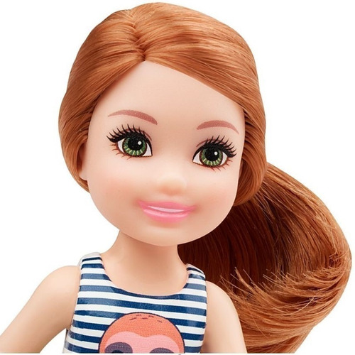 Imagem 3 de 7 de Boneca Barbie Club Chelsea Cabelo Ruivo Ms