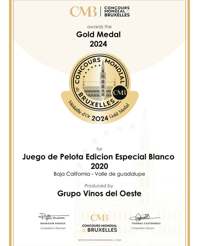 12 Botellas De Vino Blanco Juego De Pelota Edición Especial