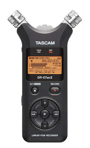 Tascam Dr-07mkll Grabadora Digital Micrófono Cardioide X Y