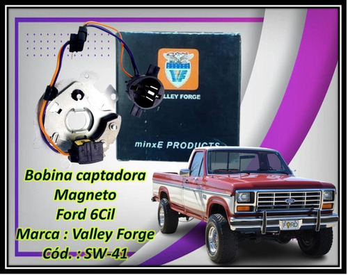 Bobina Captadora  Magneto  Ford 6cil  Sw-41