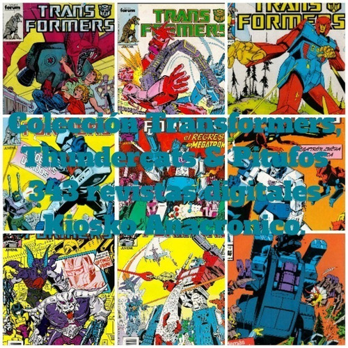 Colección Revista Transformers- Muchos Ejemplares Ed. Forum