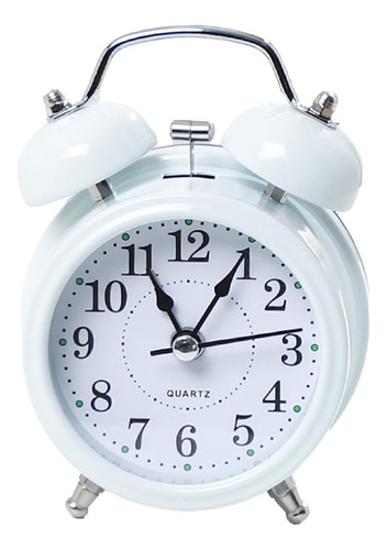 Reloj Despertador Grande Clasico Vintage Doble Campana Retro