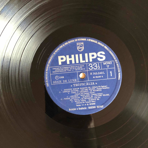 Lp Vinil Tropicália Mono Raro Caetano Gil Gal Tom Ze (Usado)